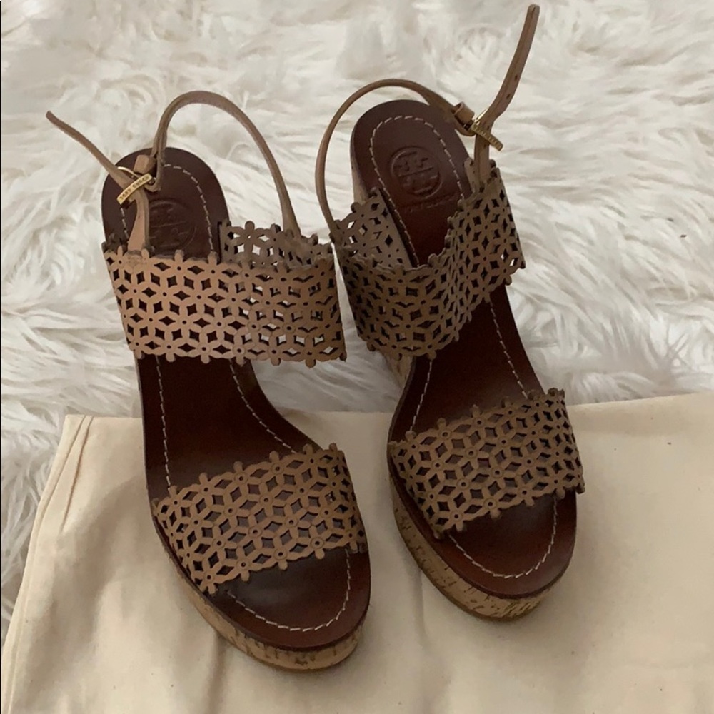 Tory Burch wedge sandals